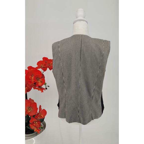 VTG Ralph Lauren Womens Black Denim Vest Size XL Western Cottage 90's Y2K - Picture 4 of 7